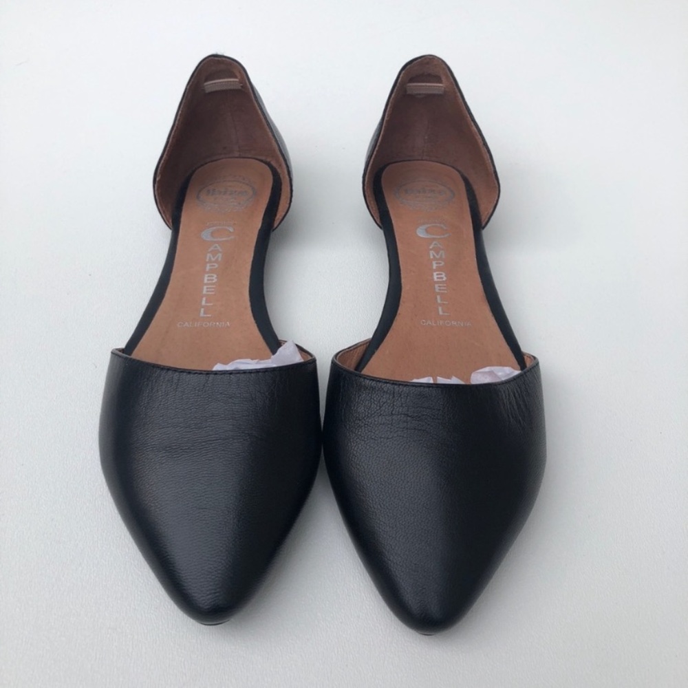 Black “in love” flat Jeffrey Campbell